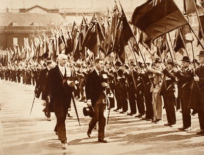 King Edward with the British Legion, 1914-1918 by English Photographer